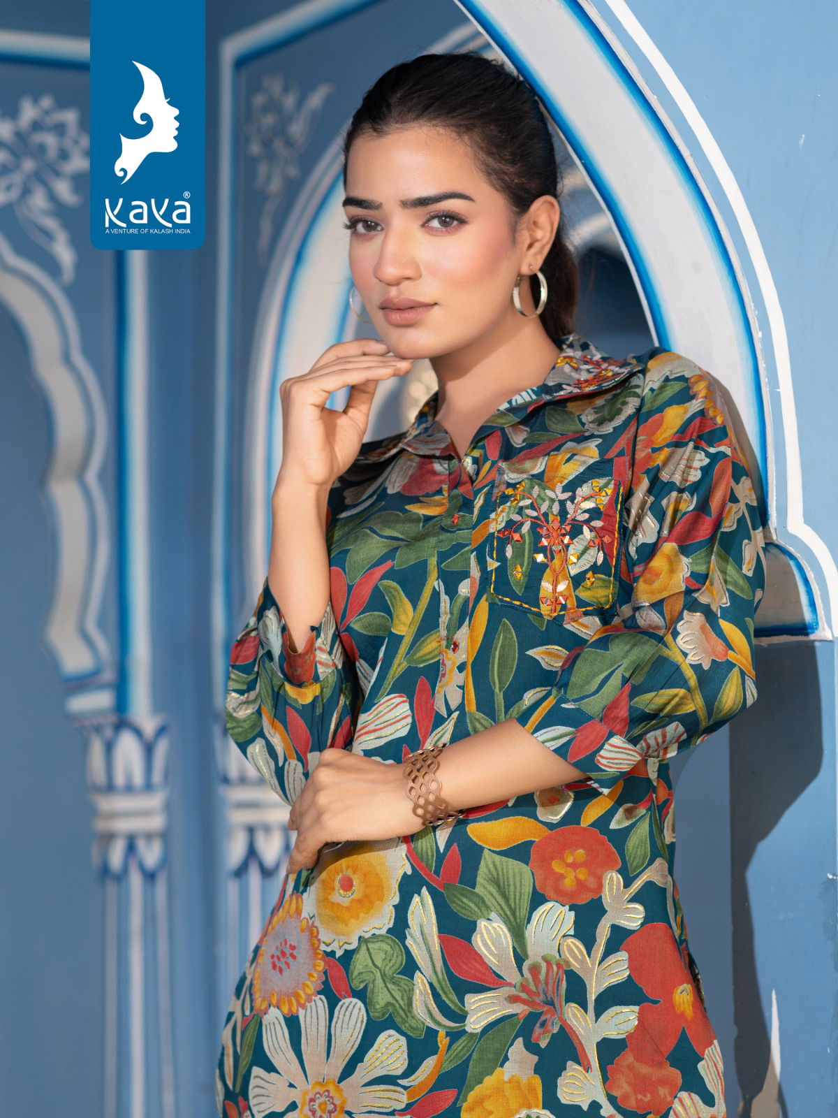 Masakali By Kaya Printed Kurti With Bottom Catalog